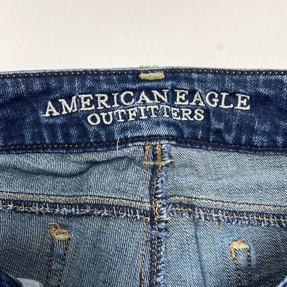 E) American Eagle Outfitters Skinny Stretch Women Jeans Blue size 00 - Picture 9 of 12